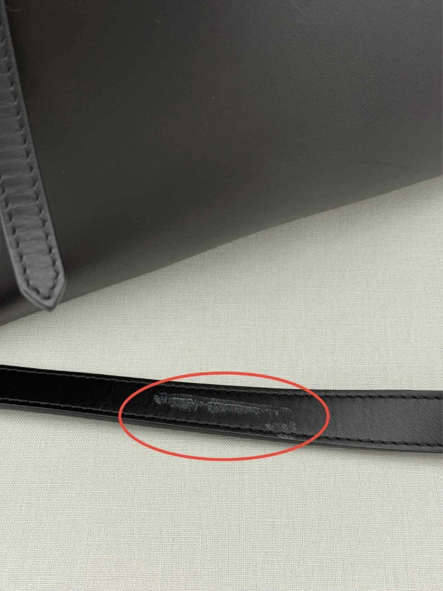 Pre - loved CESARE PACIOTTI Black Tote Bag at Reems Closet