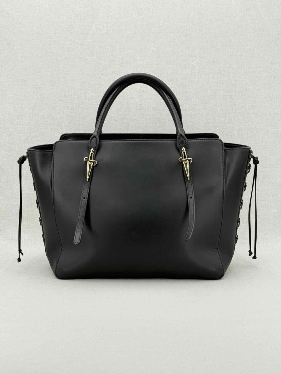 Pre - loved CESARE PACIOTTI Black Tote Bag at Reems Closet