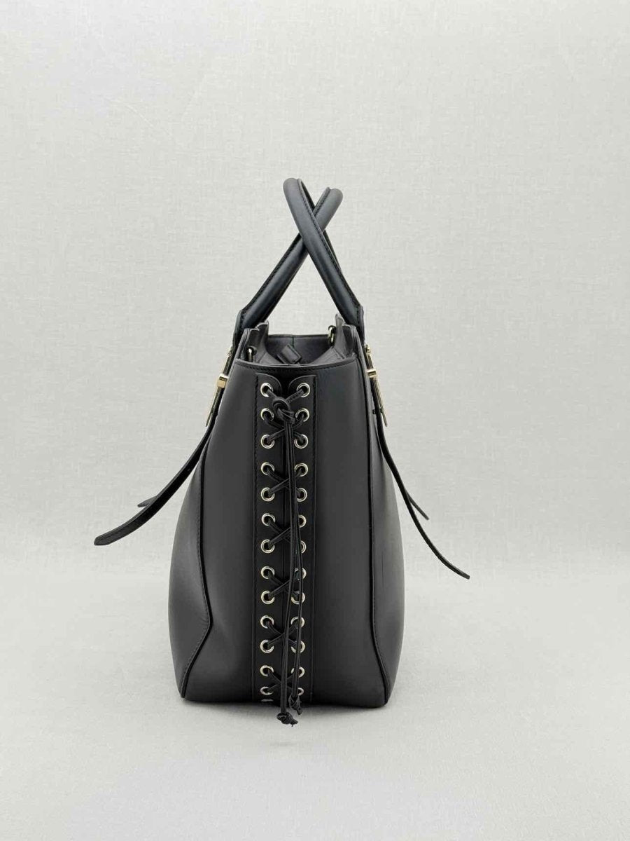 Pre - loved CESARE PACIOTTI Black Tote Bag at Reems Closet