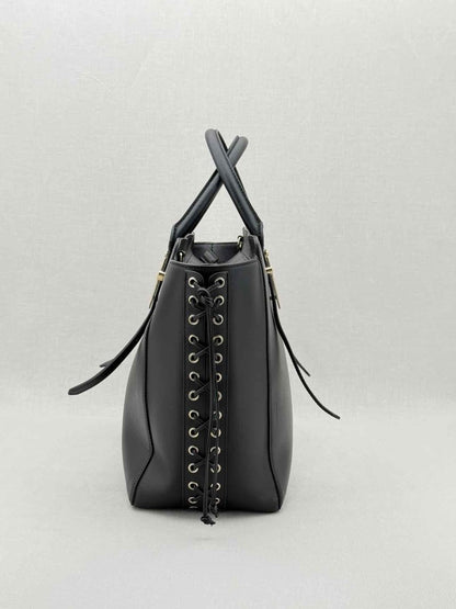 Pre - loved CESARE PACIOTTI Black Tote Bag at Reems Closet