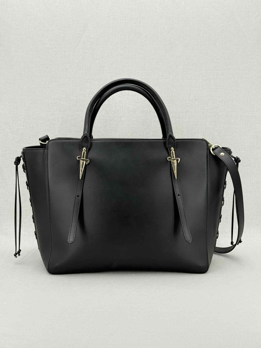 Pre - loved CESARE PACIOTTI Black Tote Bag at Reems Closet