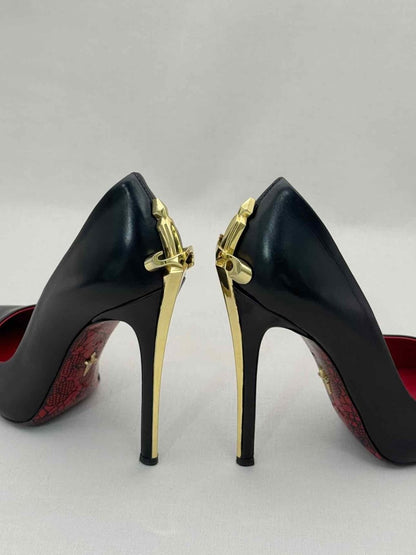 Pre-loved CESARE PACIOTTI Lady Blade Black Size EU 38 Pumps at Reems Closet