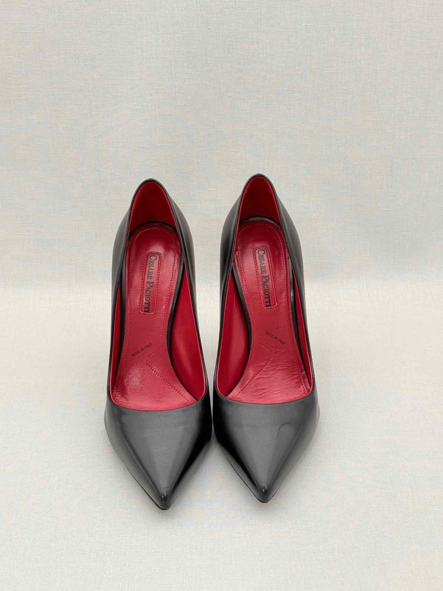 Pre-loved CESARE PACIOTTI Lady Blade Black Size EU 38 Pumps at Reems Closet