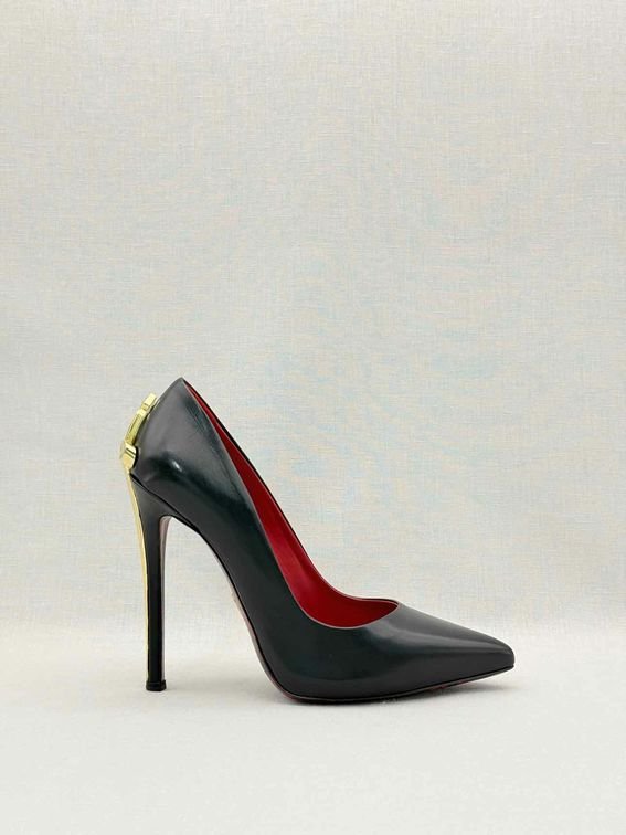 Pre-loved CESARE PACIOTTI Lady Blade Black Size EU 38 Pumps at Reems Closet