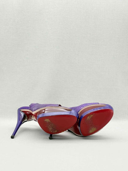 Pre-loved CESARE PACIOTTI Purple Size EU 38.5 Slingbacks at Reems Closet