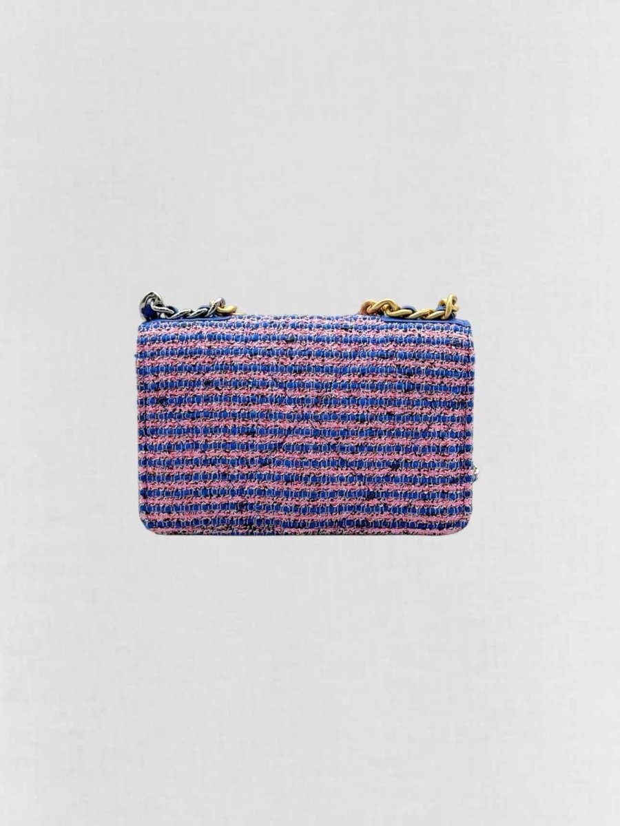 Pre - loved CHANEL 19 Blue & Pink Crossbody at Reems Closet