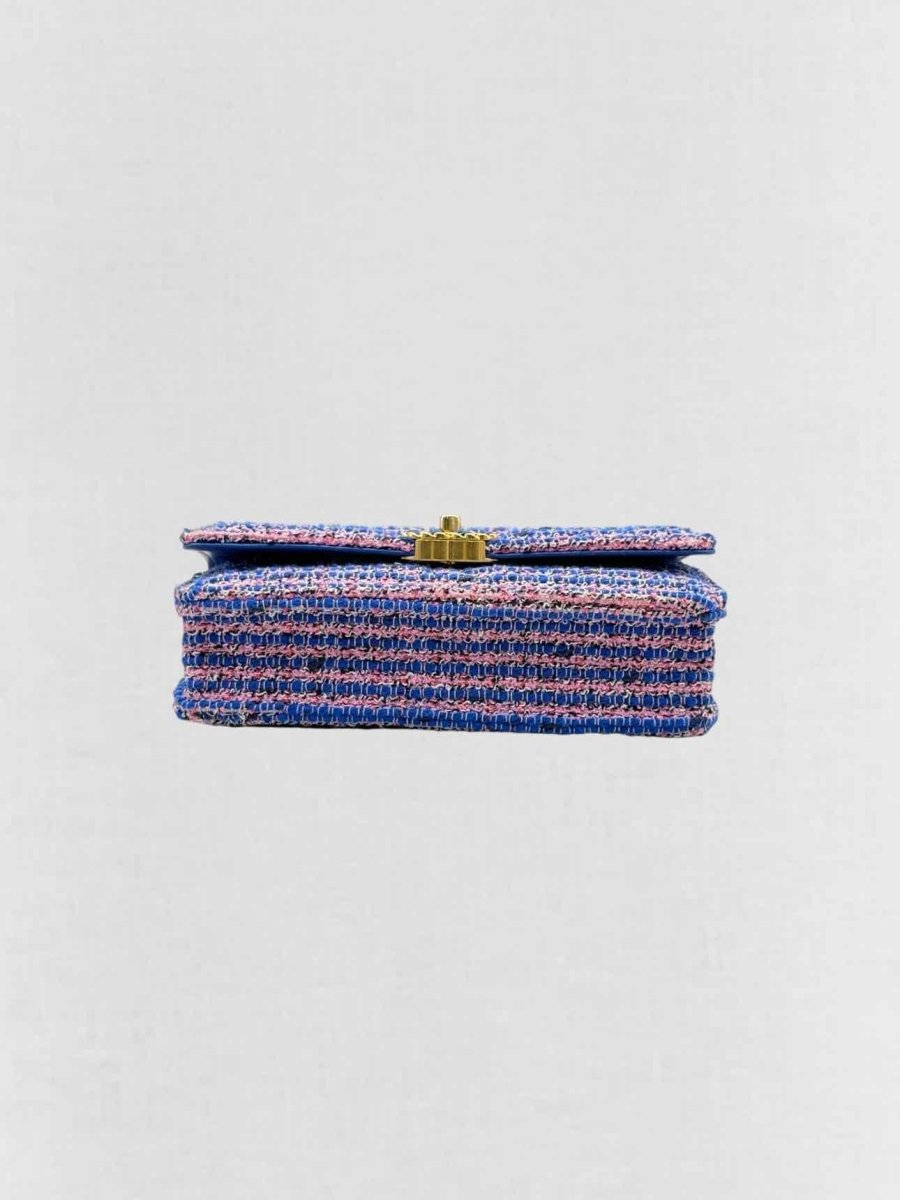 Pre - loved CHANEL 19 Blue & Pink Crossbody at Reems Closet