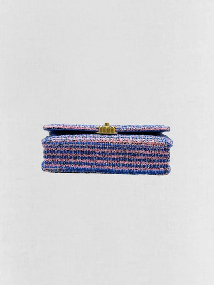 Pre - loved CHANEL 19 Blue & Pink Crossbody at Reems Closet