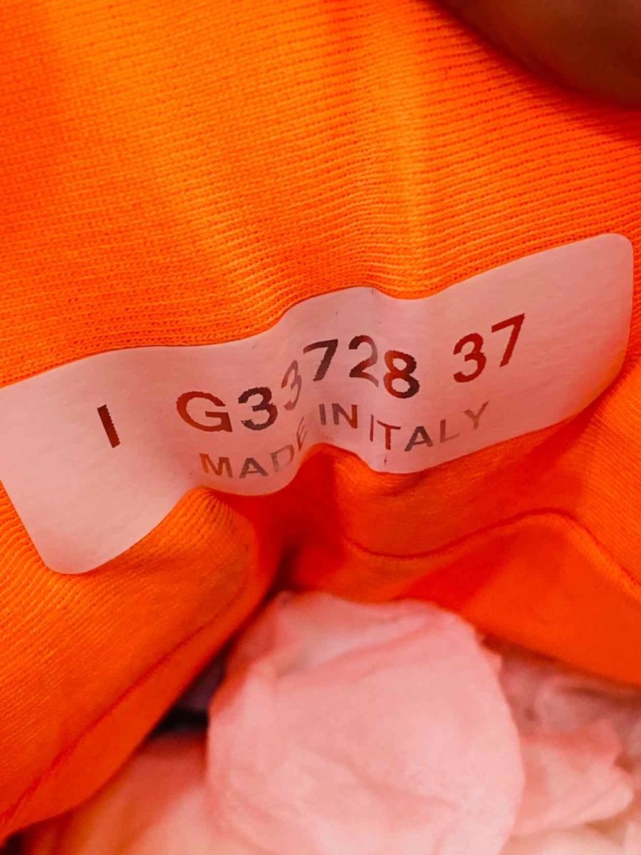 Pre - loved CHANEL 2018 White & Orange Size EU 37 Sneakers at Reems Closet