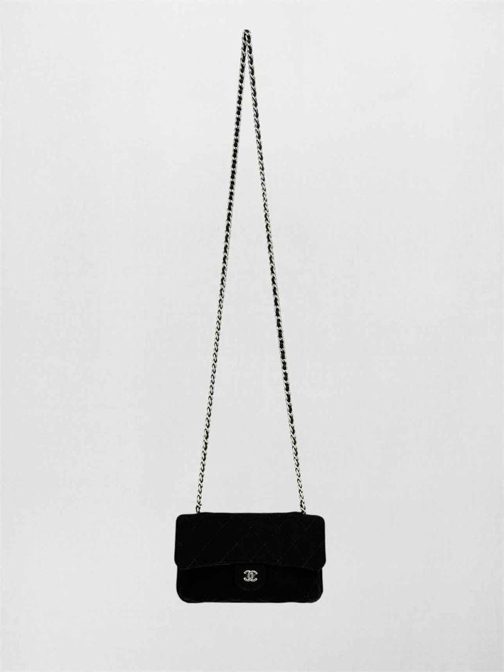 Pre-loved CHANEL 2021 Grey & Black Graphic Print Tote Bag at Reems Closet