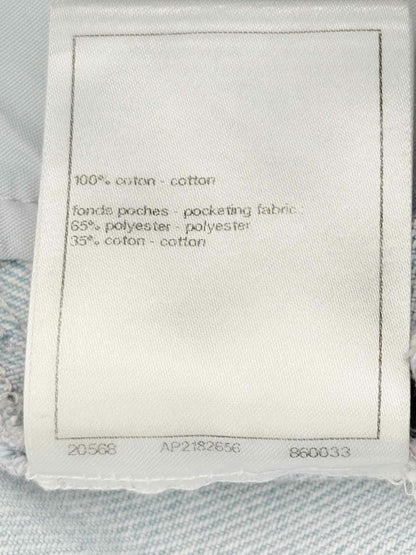 Pre - loved CHANEL 2024 Faded Blue Size US 6 Jeans at Reems Closet