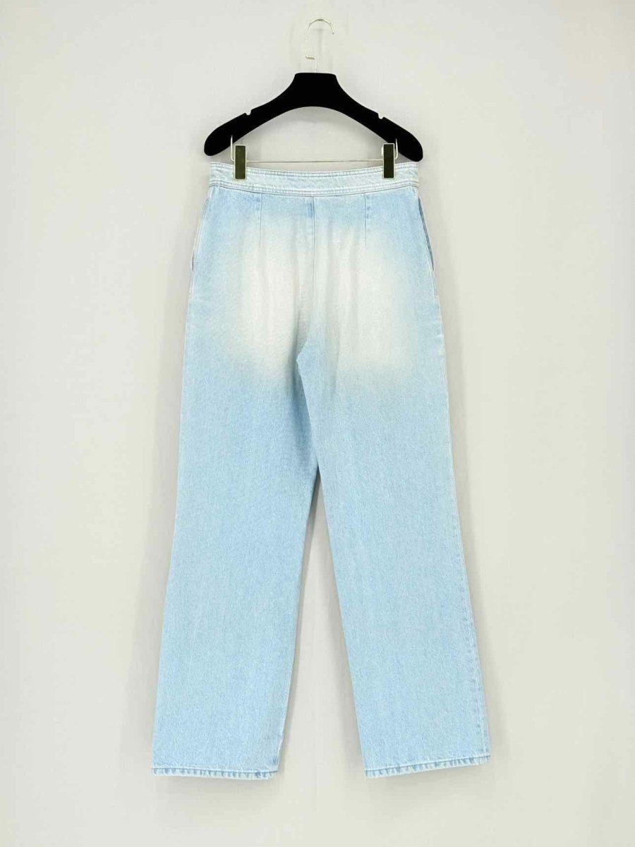 Pre - loved CHANEL 2024 Faded Blue Size US 6 Jeans at Reems Closet