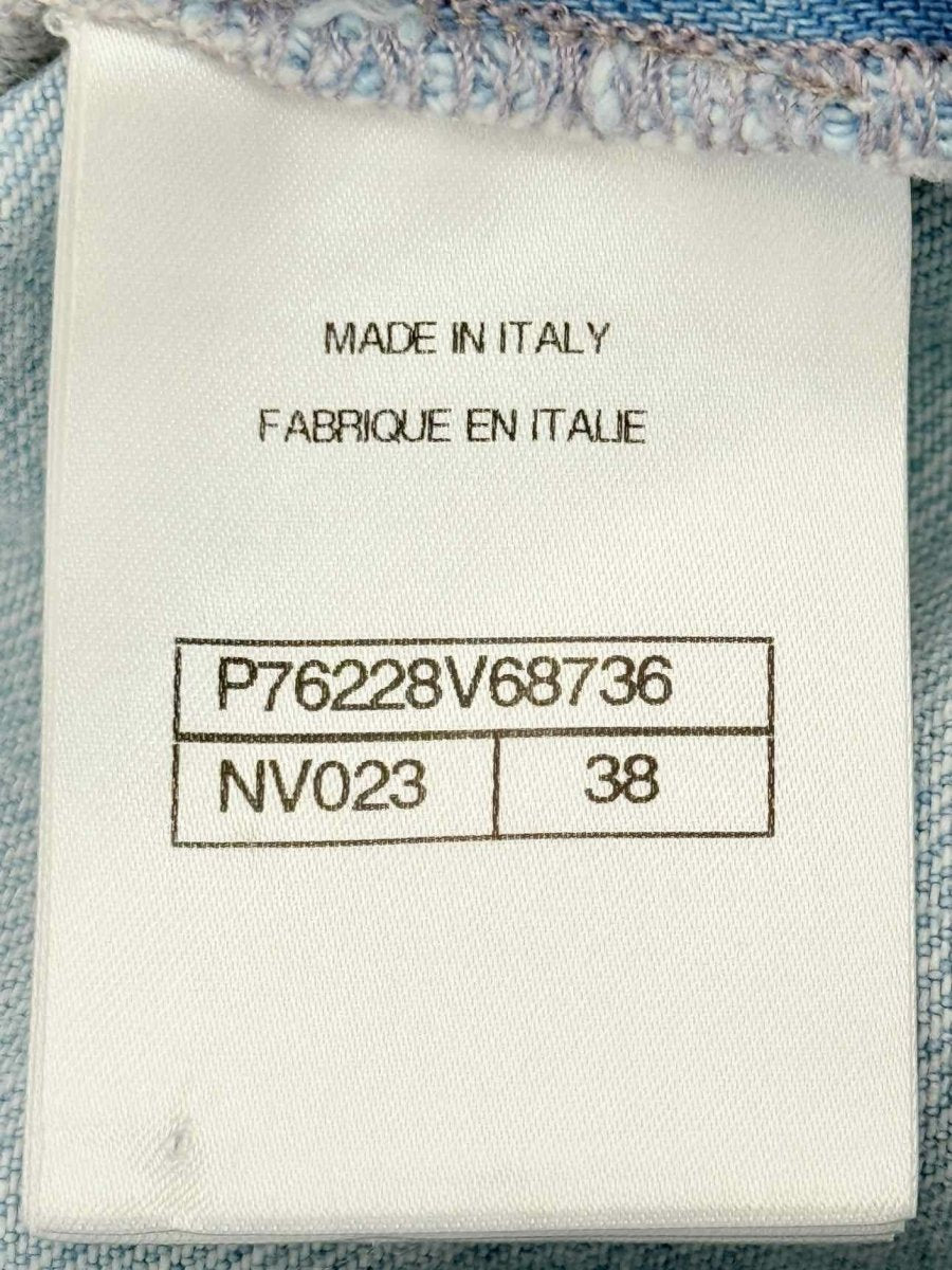 Pre - loved CHANEL 2024 Faded Blue Size US 6 Jeans at Reems Closet