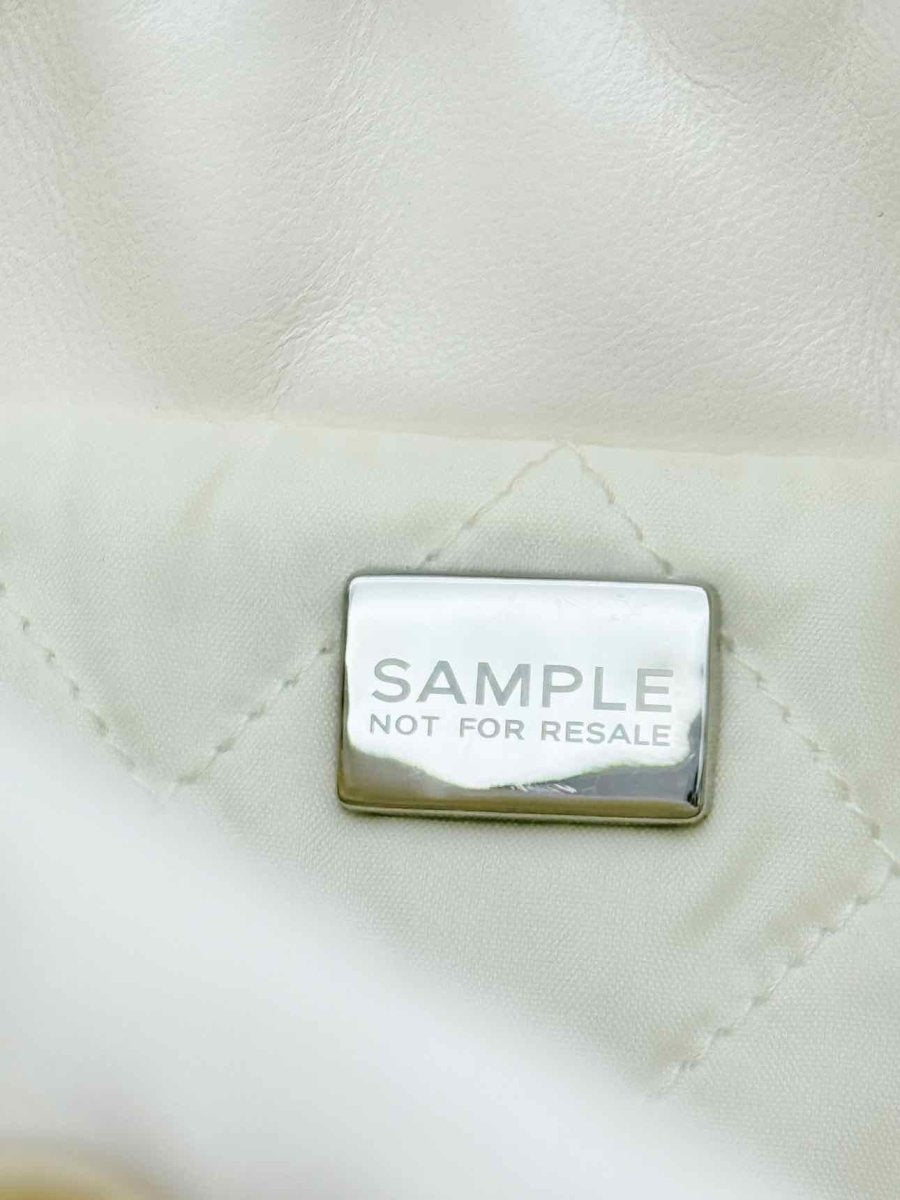 Pre - loved CHANEL 22 Chain White Crossbody at Reems Closet