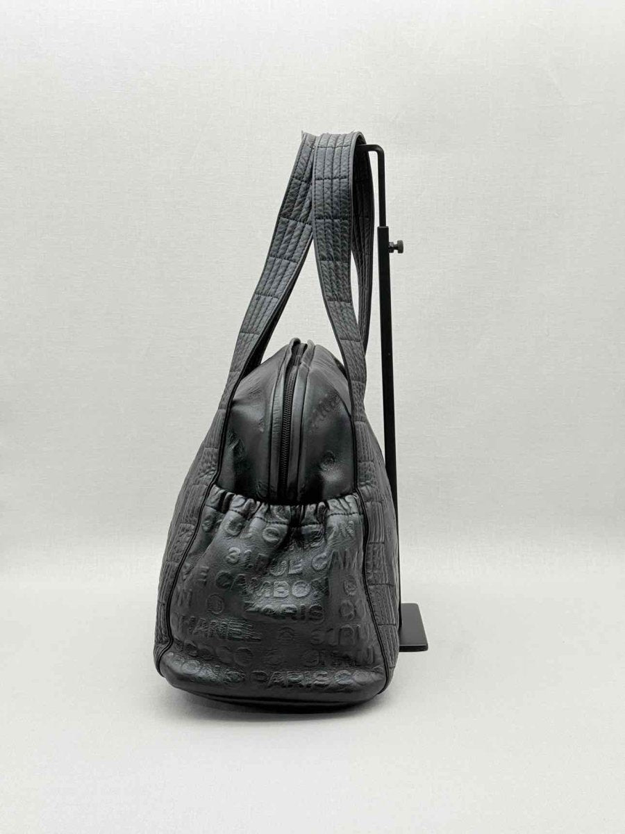 Pre - loved CHANEL 31 Rue Cambon Black Shoulder Bag at Reems Closet