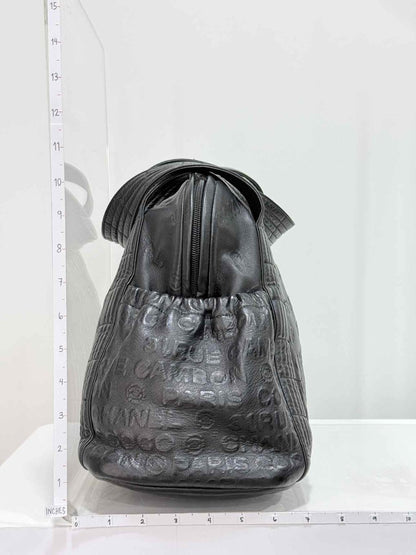 Pre - loved CHANEL 31 Rue Cambon Black Shoulder Bag at Reems Closet