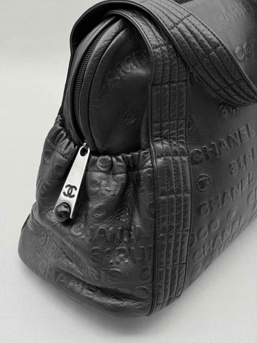 Pre - loved CHANEL 31 Rue Cambon Black Shoulder Bag at Reems Closet