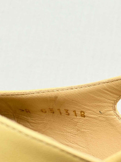 Pre - loved CHANEL Beige & Black Size EU 37.5 Slingbacks at Reems Closet