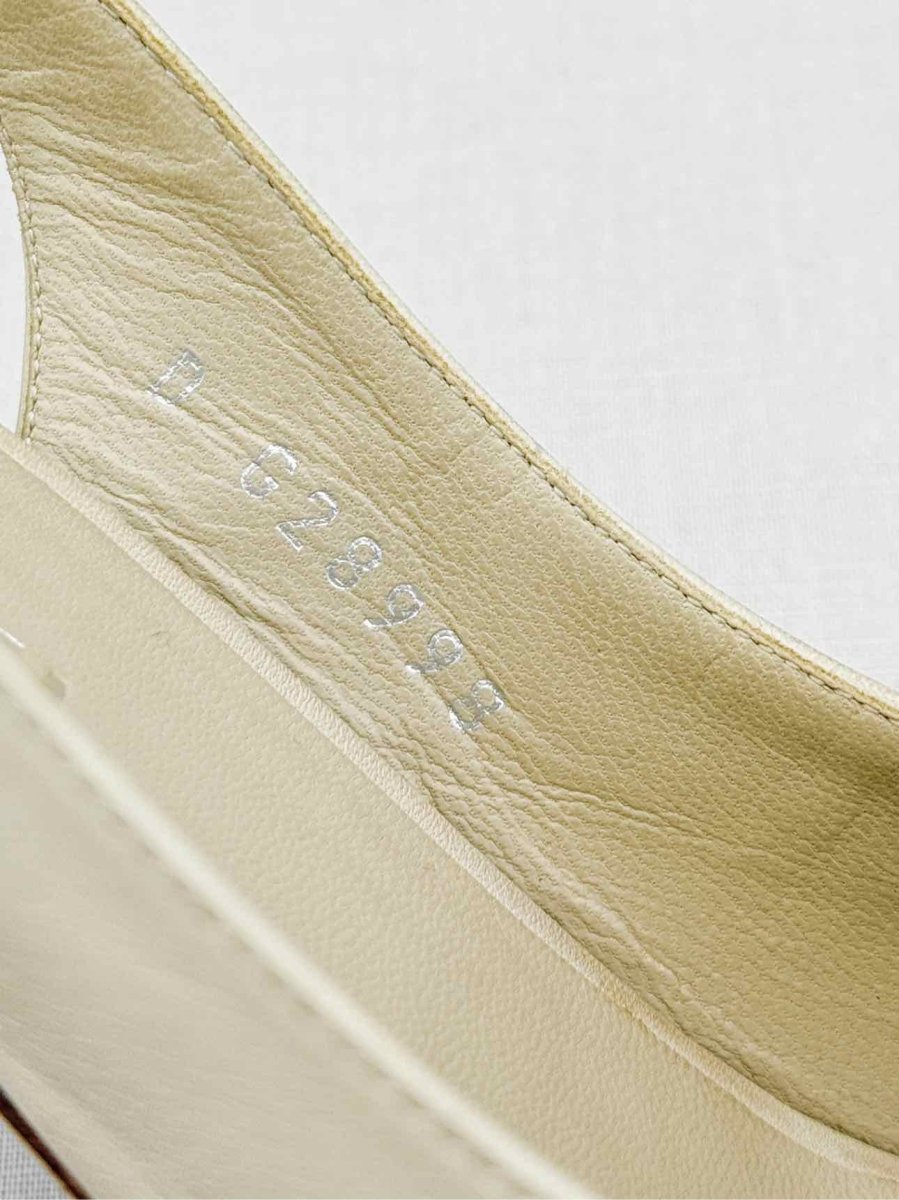 Pre - loved CHANEL Beige Size EU 38 Slingbacks at Reems Closet