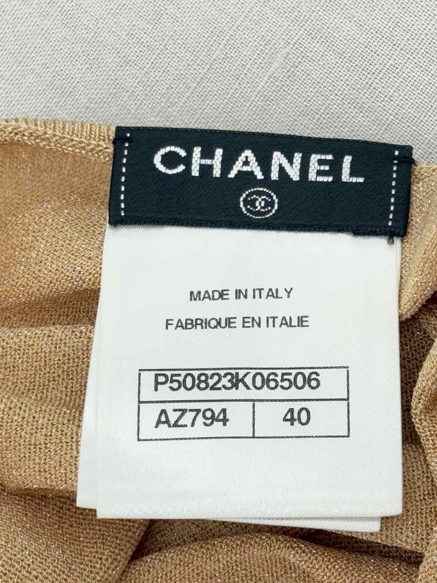 Pre - loved CHANEL Beige Size US 2 Outfit Set at Reems Closet