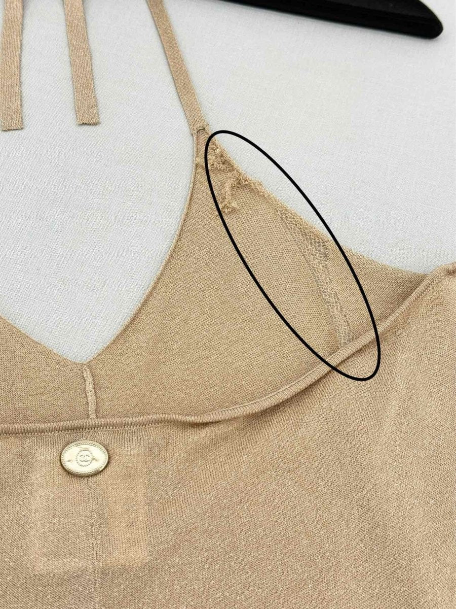 Pre - loved CHANEL Beige Size US 2 Outfit Set at Reems Closet