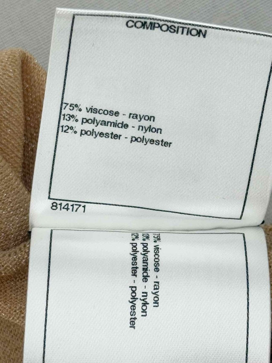 Pre - loved CHANEL Beige Size US 2 Outfit Set at Reems Closet