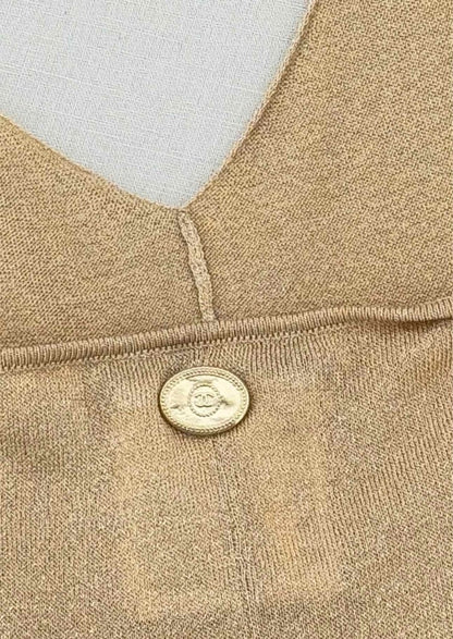 Pre - loved CHANEL Beige Size US 2 Outfit Set at Reems Closet