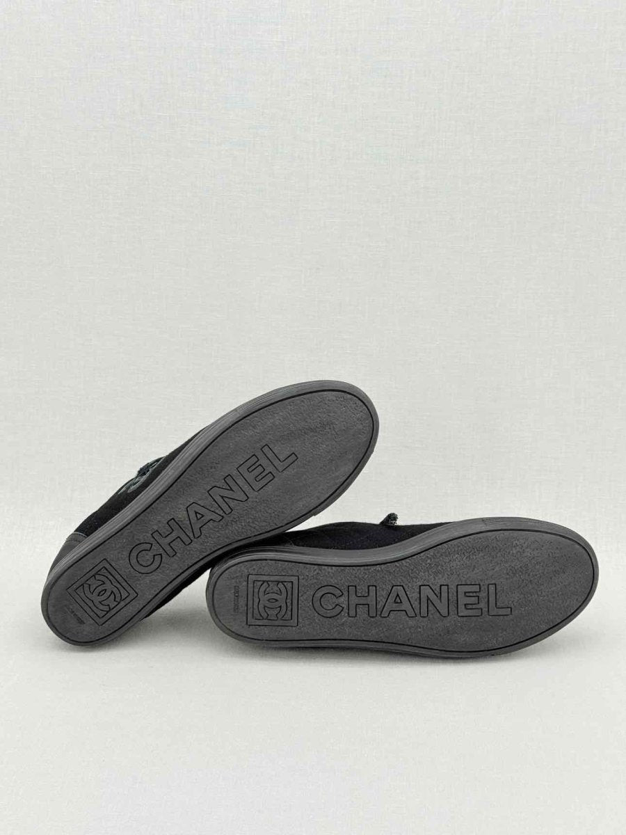 Pre - loved CHANEL Black Quilted Size EU 40 Flats at Reems Closet
