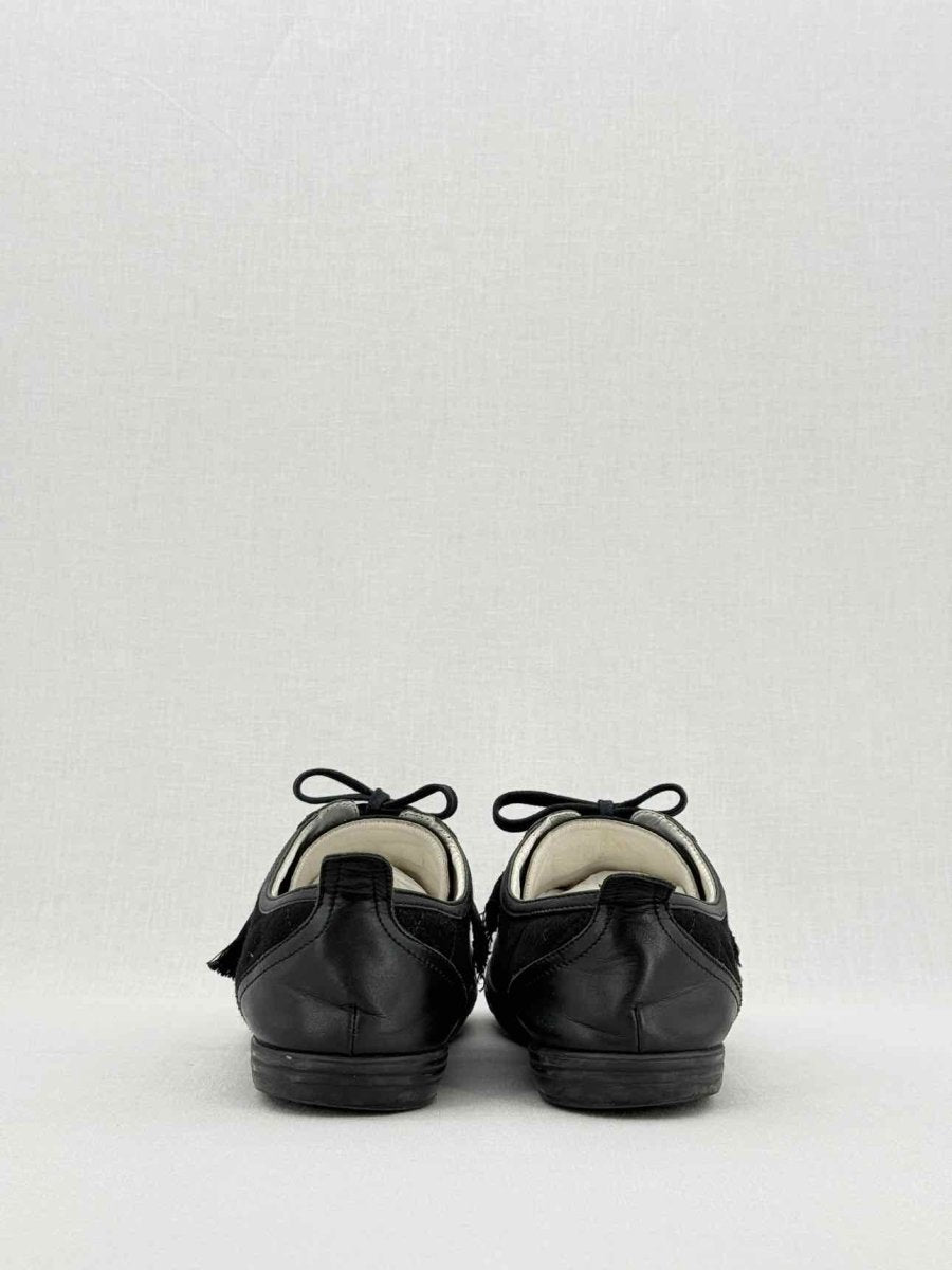 Pre - loved CHANEL Black Quilted Size EU 40 Flats at Reems Closet