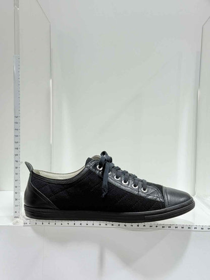 Pre - loved CHANEL Black Quilted Size EU 40 Flats at Reems Closet