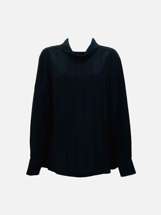 Pre - loved CHANEL Black Shirt at Reems Closet