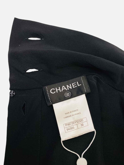 Pre - loved CHANEL Black Shirt at Reems Closet