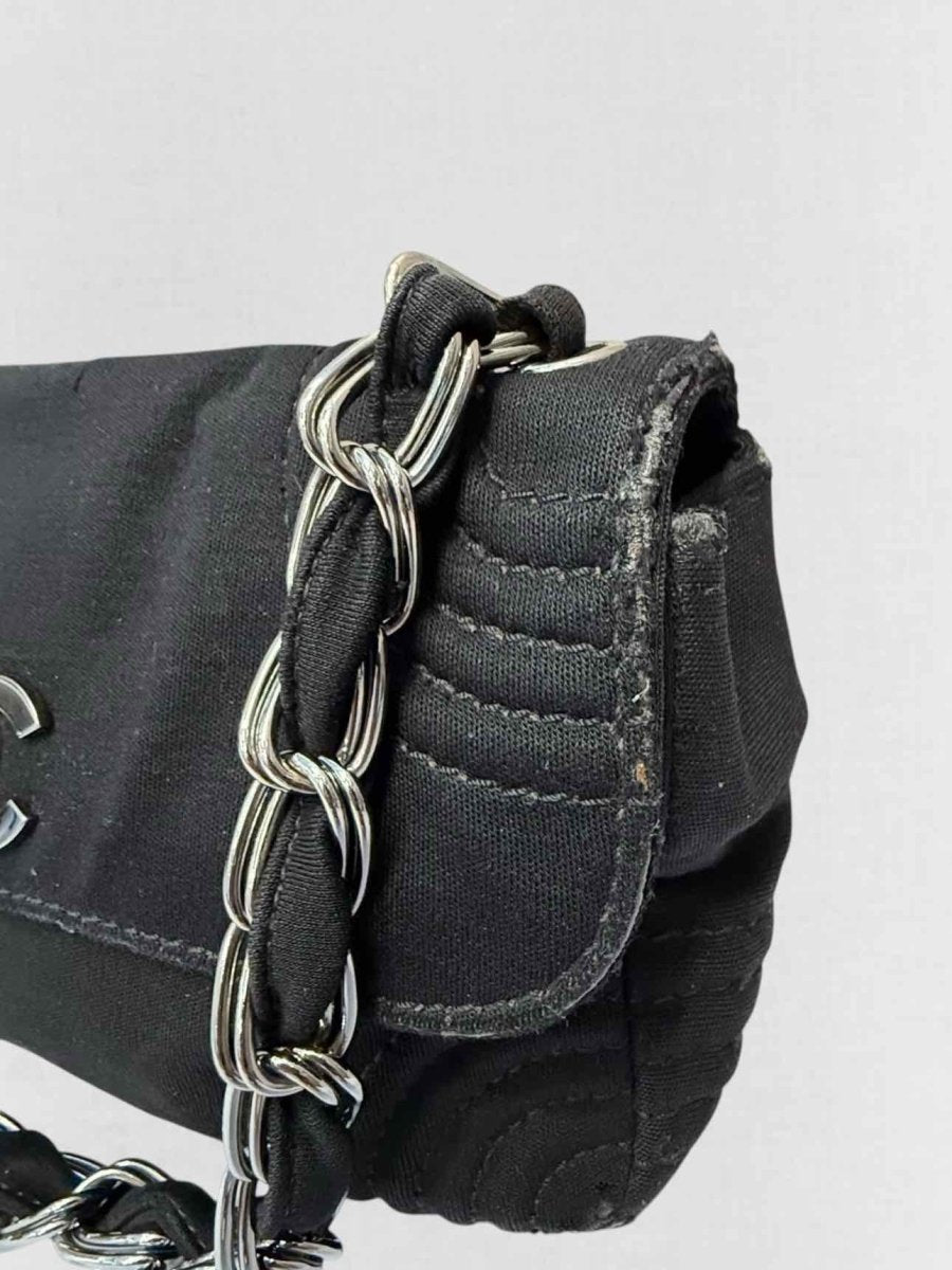 Pre - loved CHANEL Black Shoulder Bag at Reems Closet
