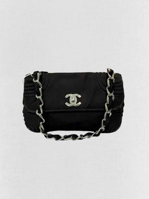 Pre - loved CHANEL Black Shoulder Bag at Reems Closet
