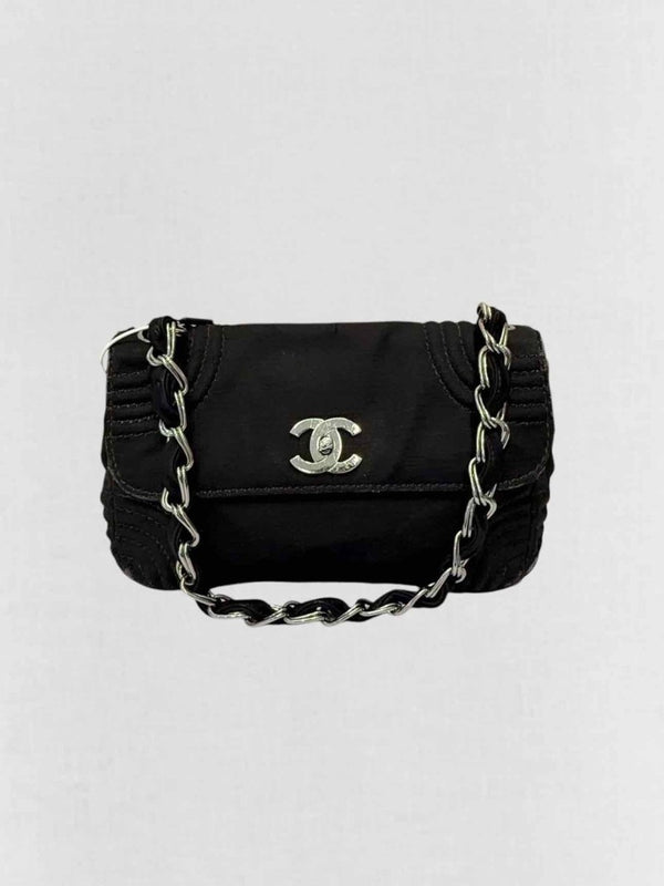 Pre - loved CHANEL Black Shoulder Bag at Reems Closet