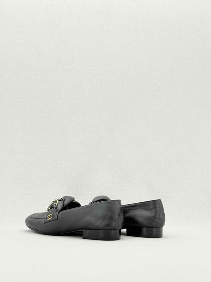 Pre - loved CHANEL Black Size EU 36 Loafers at Reems Closet