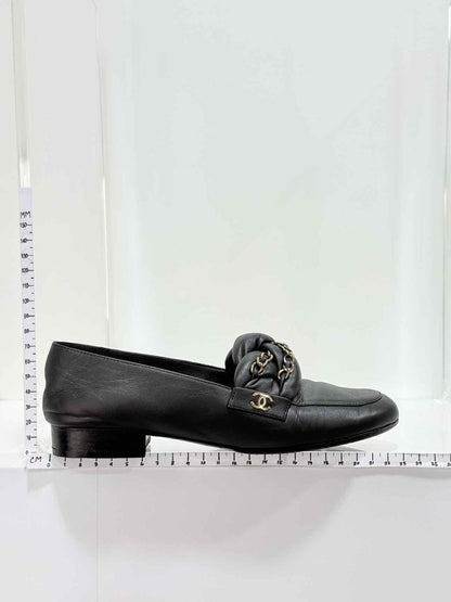 Pre - loved CHANEL Black Size EU 36 Loafers at Reems Closet