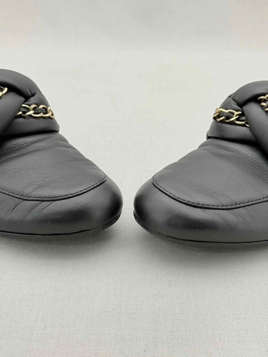 Pre - loved CHANEL Black Size EU 36 Loafers at Reems Closet