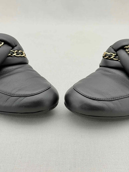 Pre - loved CHANEL Black Size EU 36 Loafers at Reems Closet