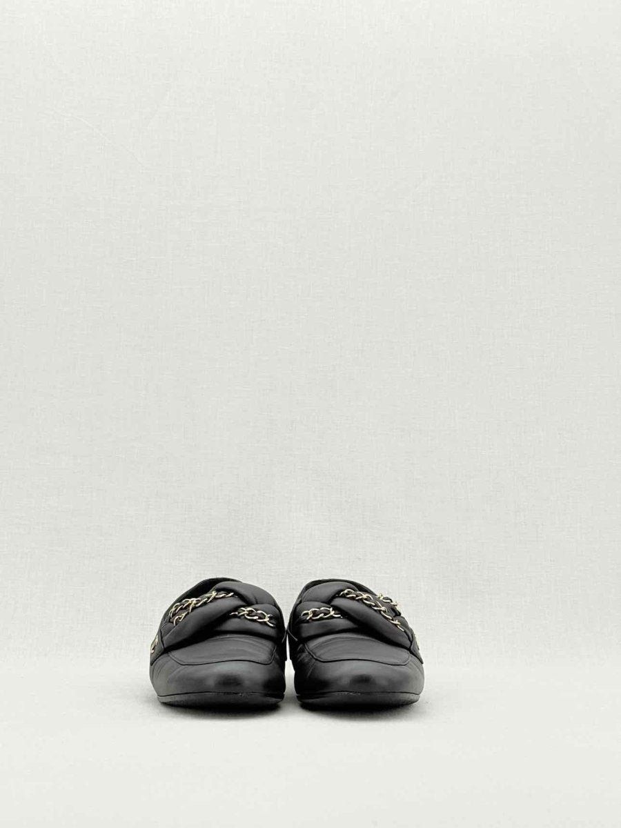 Pre - loved CHANEL Black Size EU 36 Loafers at Reems Closet