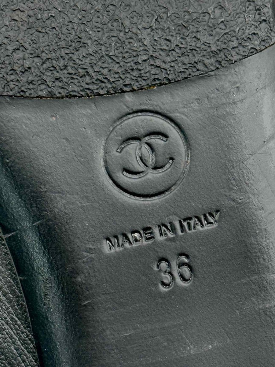 Pre - loved CHANEL Black Size EU 36 Loafers at Reems Closet