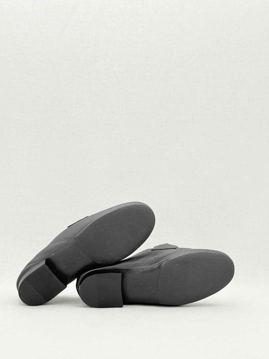 Pre - loved CHANEL Black Size EU 36 Loafers at Reems Closet