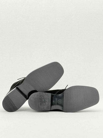 Pre - loved CHANEL Black Size EU 38 Ankle Boots at Reems Closet