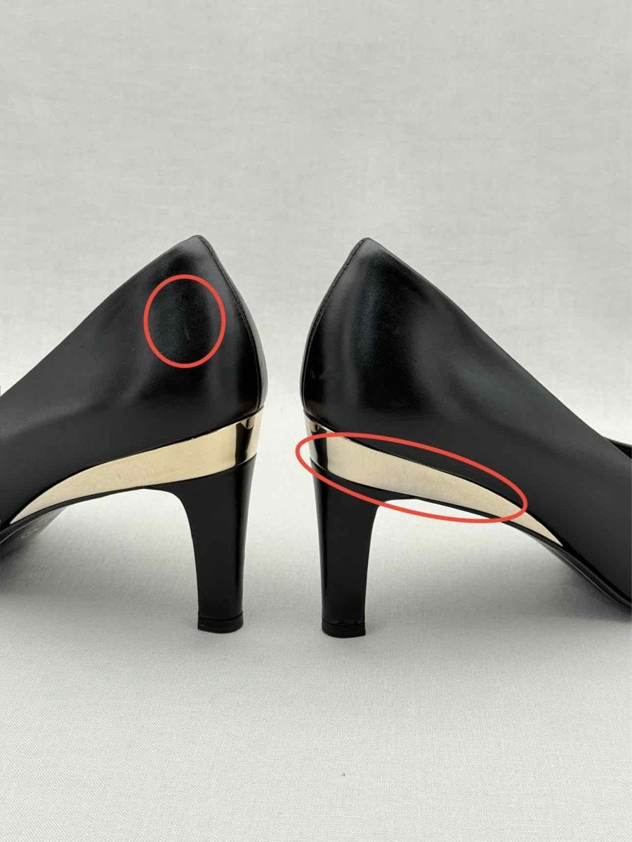 Pre - loved CHANEL Black Size EU 38 Pumps at Reems Closet