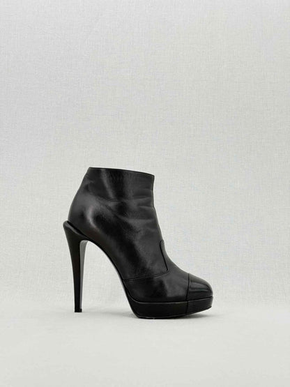 Pre - loved CHANEL Black Size EU 38.5 Boots at Reems Closet