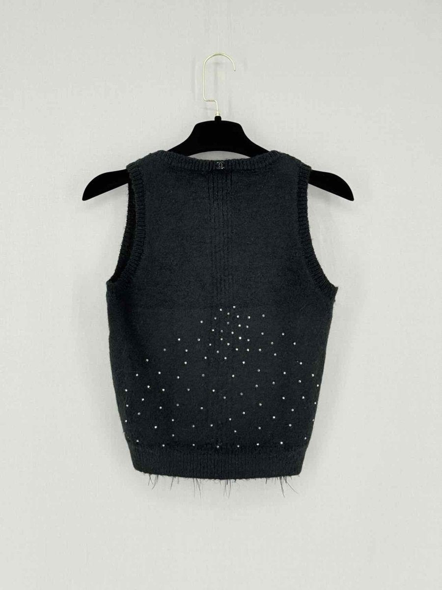 Pre - loved CHANEL Black Size US 0 Tank Top at Reems Closet