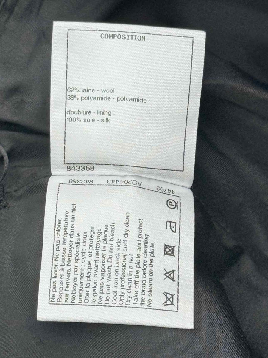 Pre - loved CHANEL Black Size US 4 Knee Length Skirt at Reems Closet