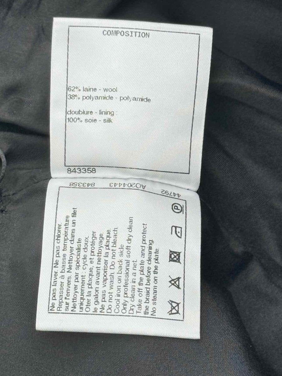 Pre - loved CHANEL Black Size US 4 Knee Length Skirt at Reems Closet