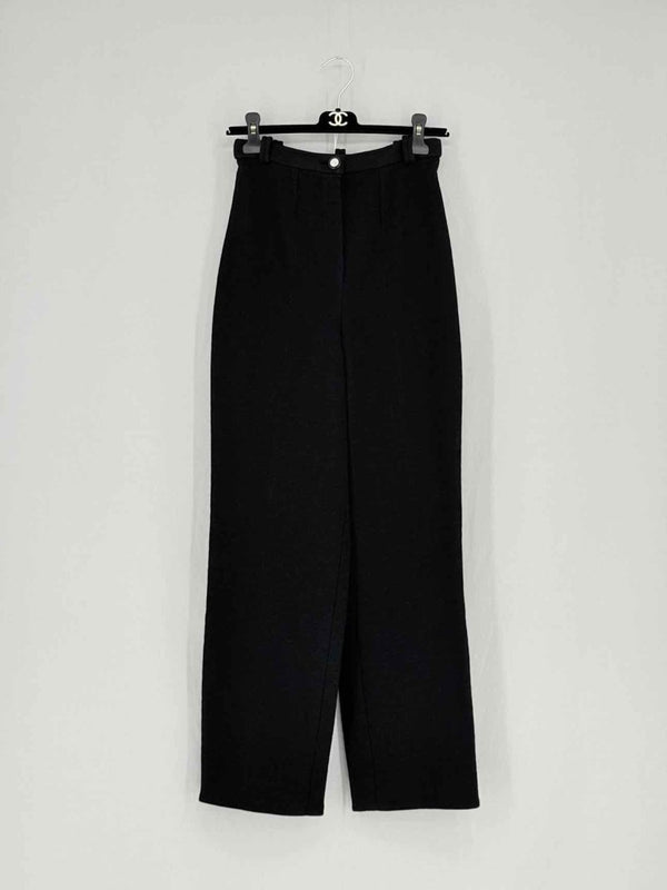 Pre - loved CHANEL Black Size US 4 Pants at Reems Closet