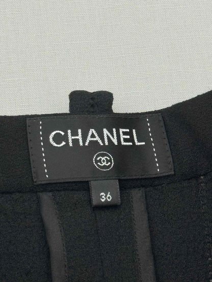 Pre - loved CHANEL Black Size US 4 Pants at Reems Closet
